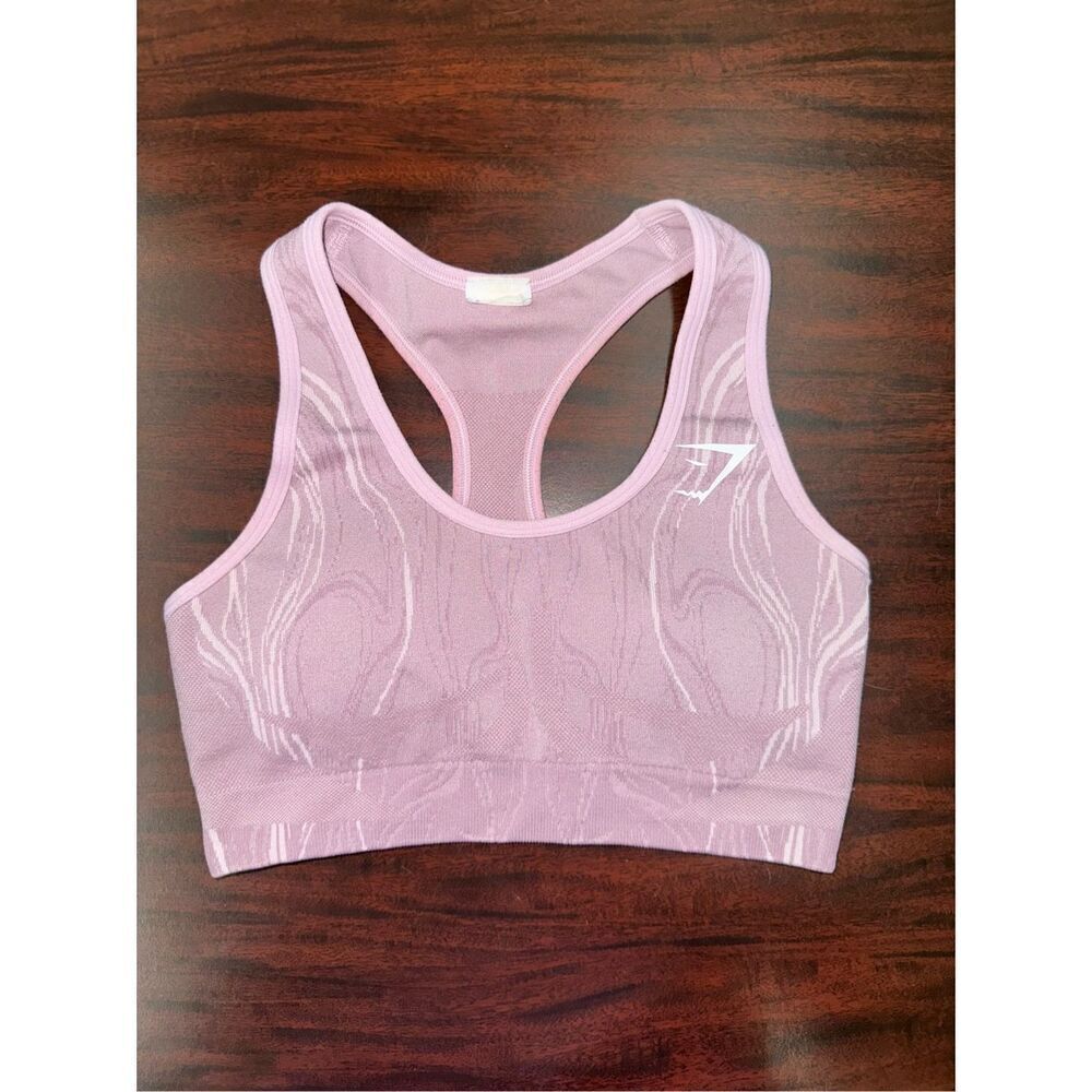 Gymshark Mercury Seamless Light Pink Sports Bra Size X-Small